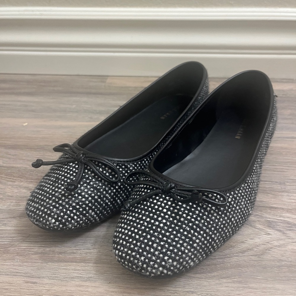 Cole Haan Black and White Women's Ballet Flats